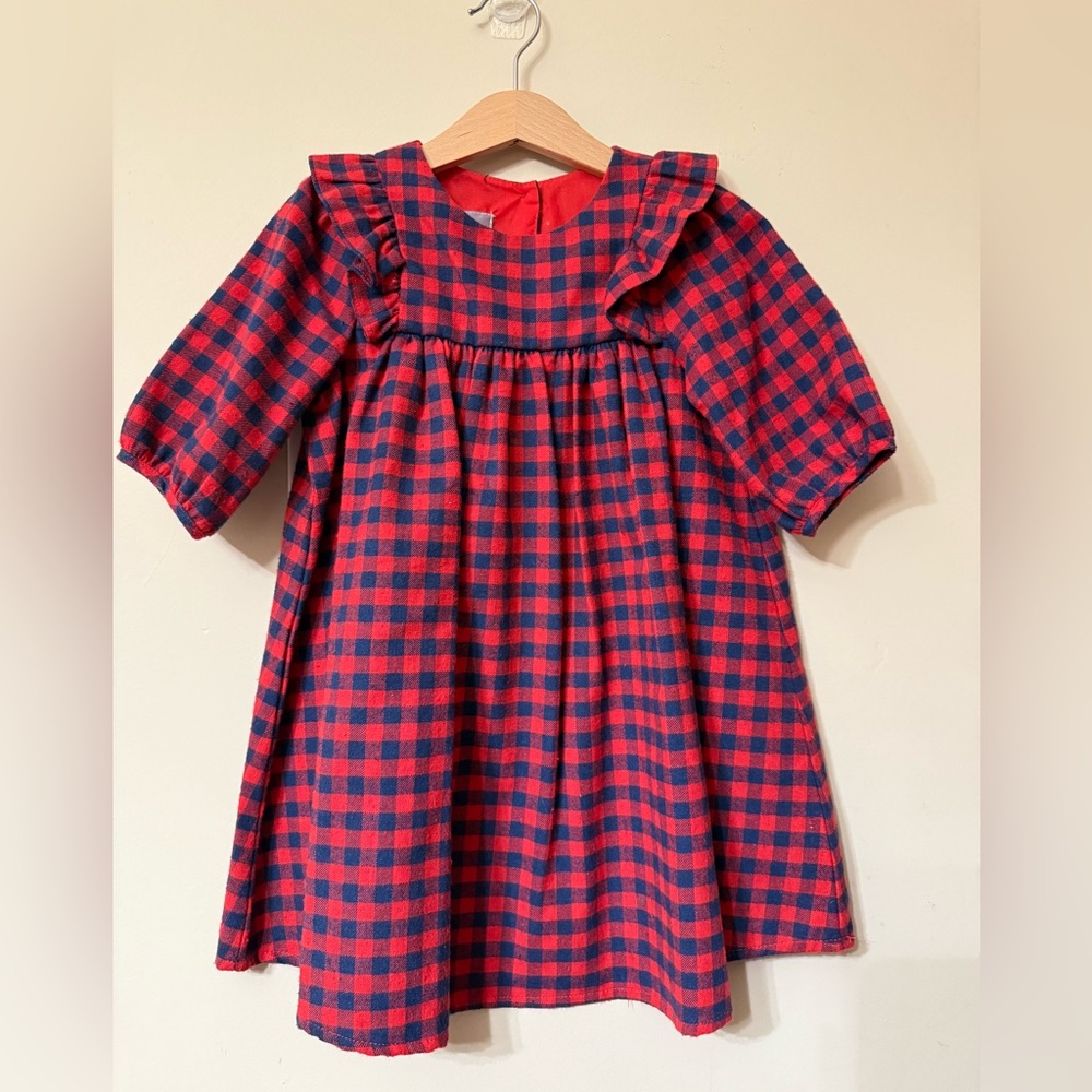 Pippa & Julie Vibrant Plaid Dress Christmas Holiday Dress
